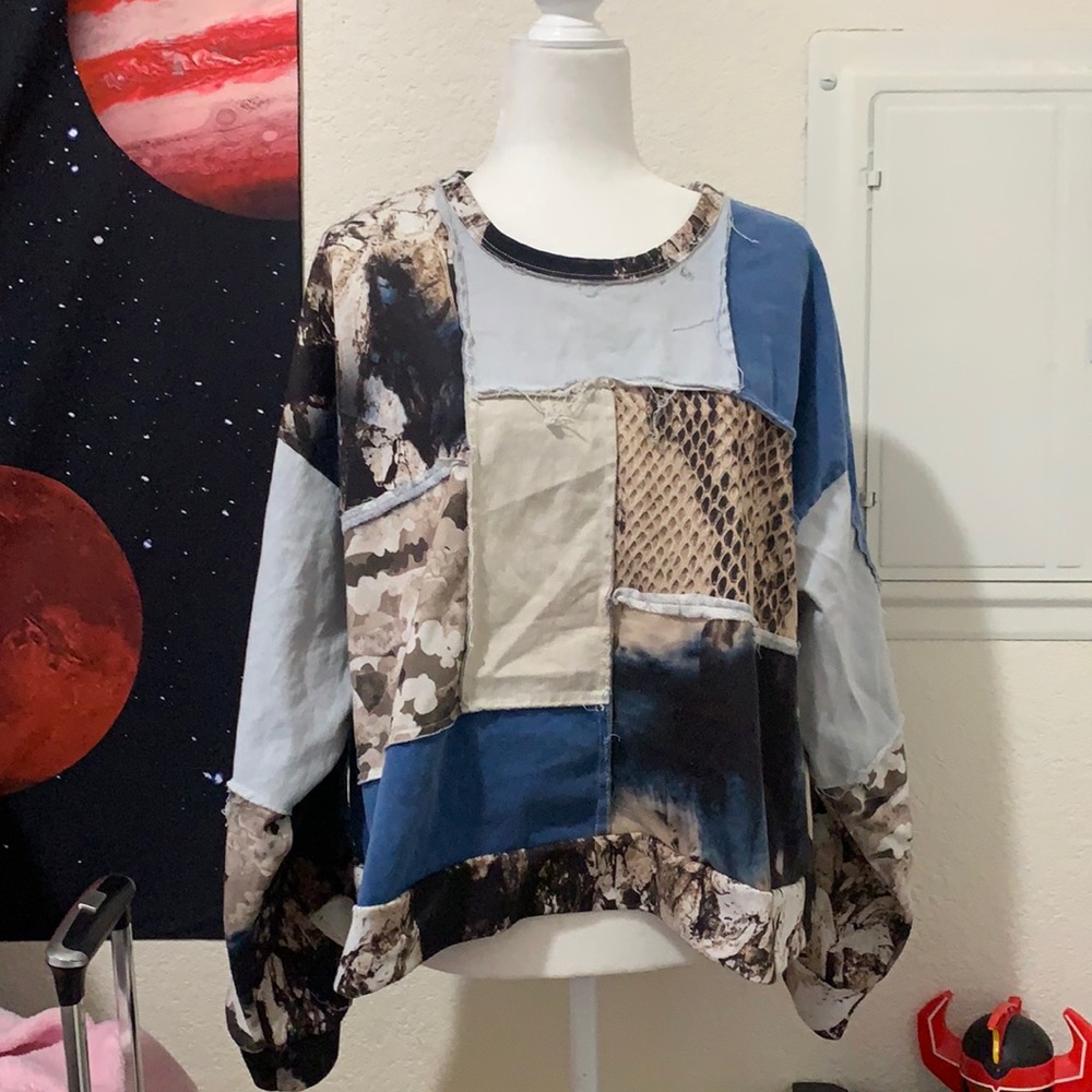 Zara Patchwork Pullover